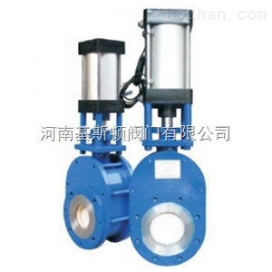 Z674TC氣動(dòng)對(duì)夾陶瓷出料閥